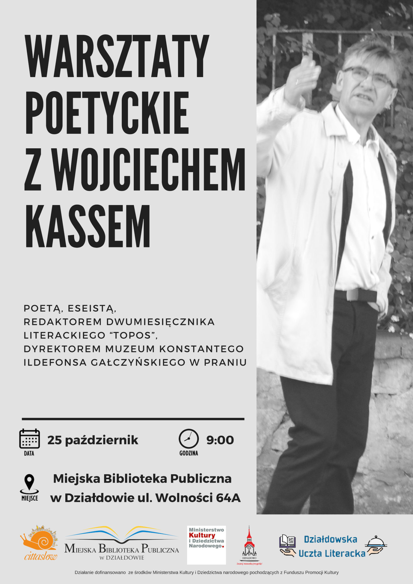 Warsztaty poetyckie z Wojciechem Kassem