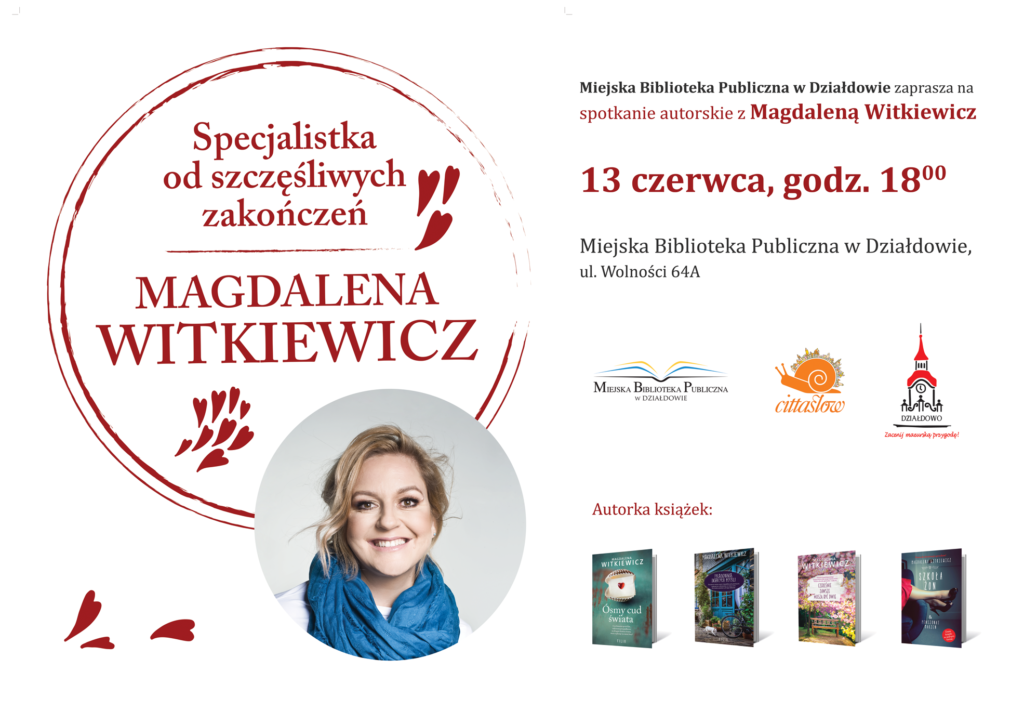 Spotkanie autorskie z Magdaleną Witkiewicz