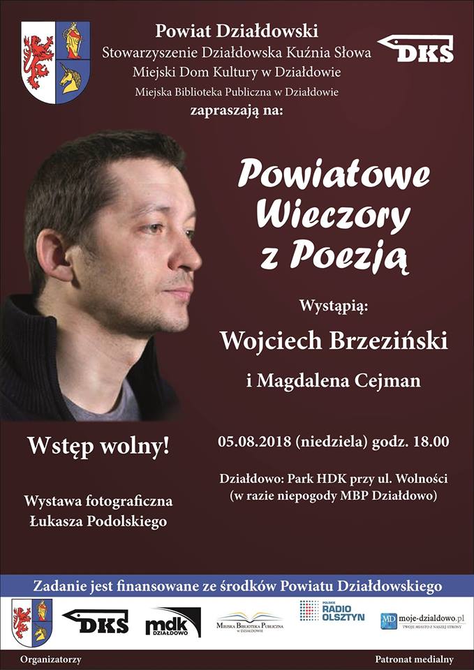 Zapraszamy na Powiatowy wieczór z poezją