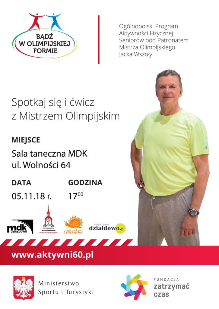 Spotkaj się i ćwicz z Mistrzem Olimpijskim