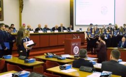 Działdowski chór śpiewał na Spotkaniu Prezydentów i Burmistrzów Miast Papieskich
