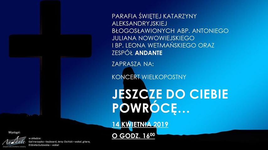 Zapraszamy na wielkopostny koncert