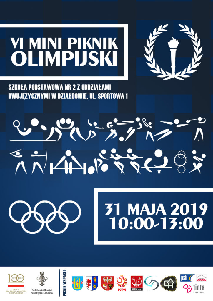 Zapraszamy na VI Mini Piknik Olimpijski do Szkoły Podstawowej nr 2