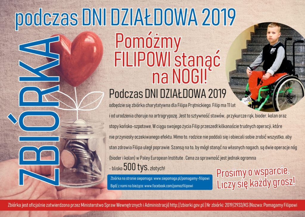 Pomóżmy Filipowi stanąć na nogi