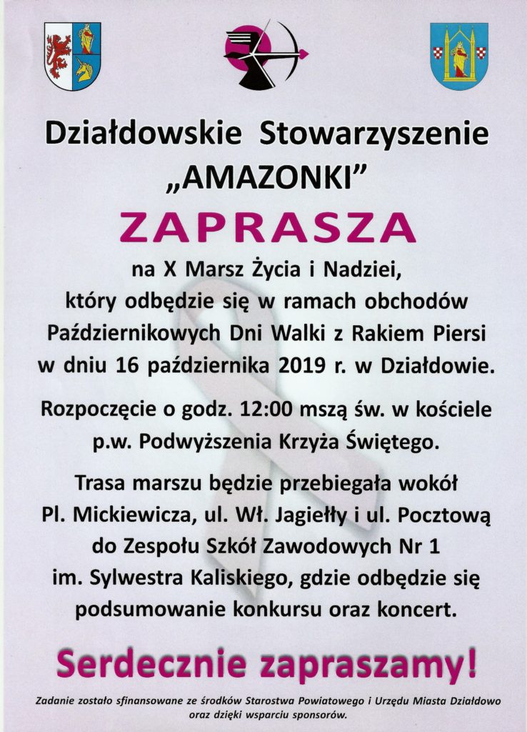 Zapraszamy na Marsz Życia i Nadziei