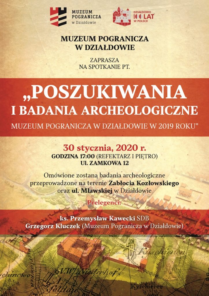 Poszukiwania i badania archeologiczne Muzeum Pogranicza w Działdowie w 2019 roku