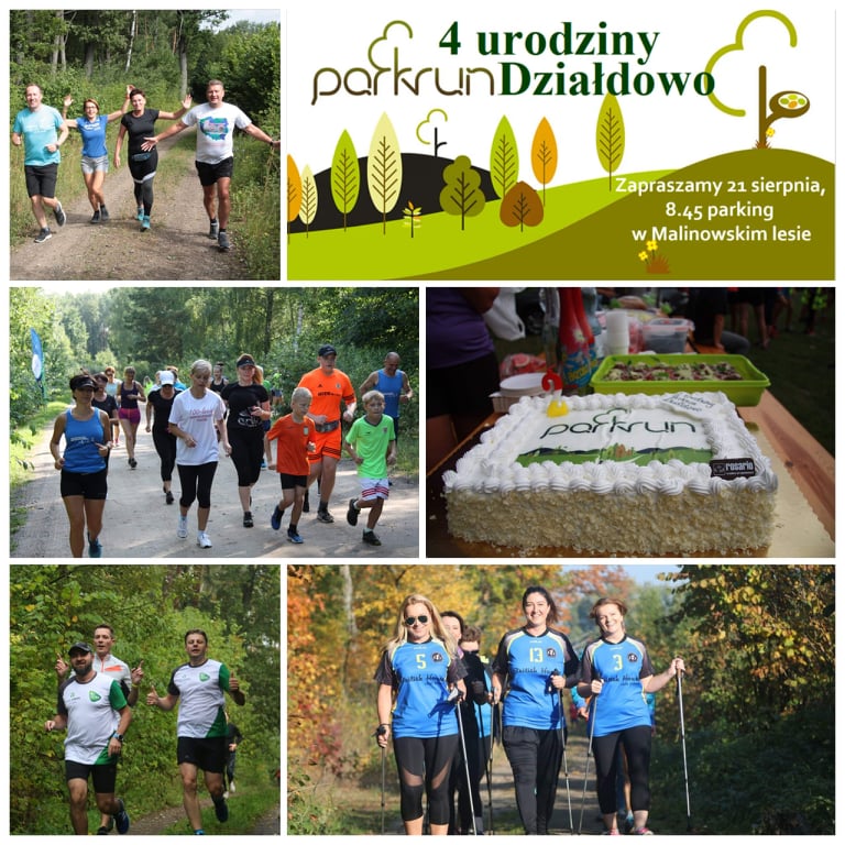 4 urodziny parkrun Działdowo