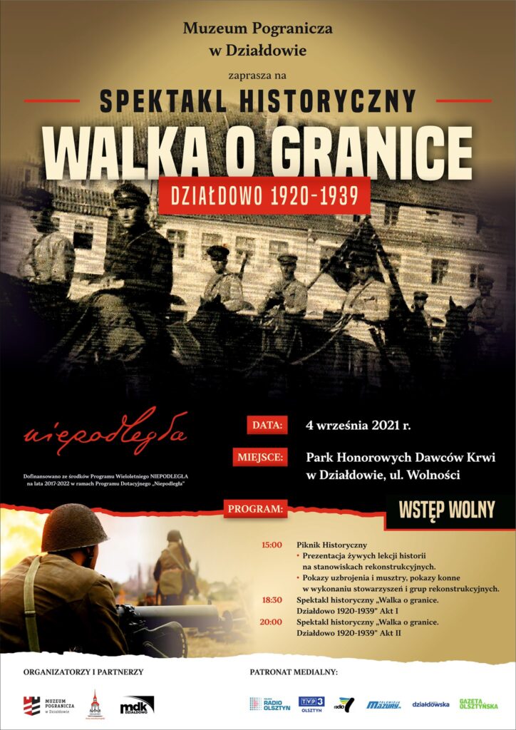 „Walka o granice. Działdowo 1920-1939” - zapraszamy na piknik i spektakl historyczny