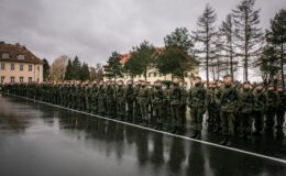Przysięga żołnierzy 4 Warmińsko-Mazurskiej Brygady Obrony Terytorialnej