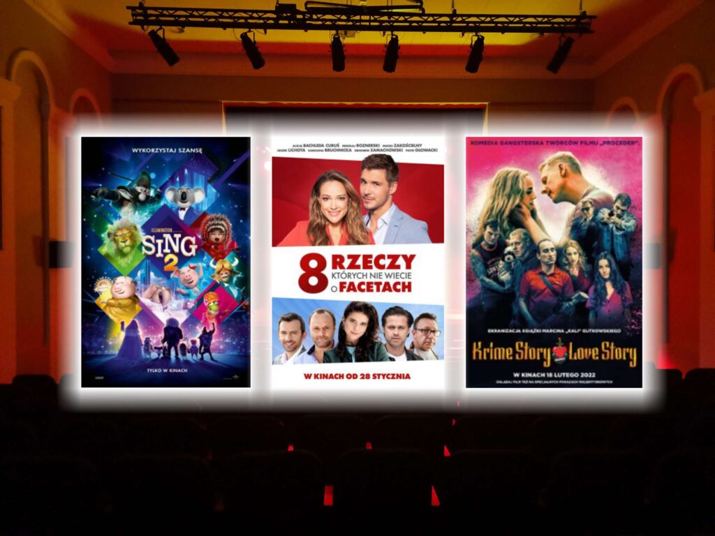 „Sing 2”, "8 rzeczy, których nie wiecie o facetach" i " Krime Story. Love Story" w kinie Apollo