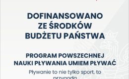 tablica informacyjna - Program powszechnej nauki pływania - Umiem Pływać