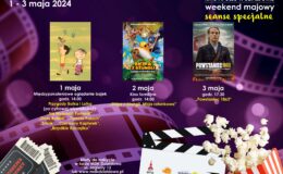 W naszym kinie w weekend majowy wybrane filmy tylko za 2 zł