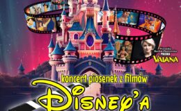 plakat zaparszający na koncert piosenek z filmów Disneya