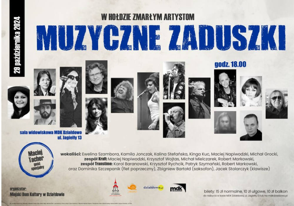 "Muzyczne Zaduszki" - koncert w hołdzie zmarłym artystom